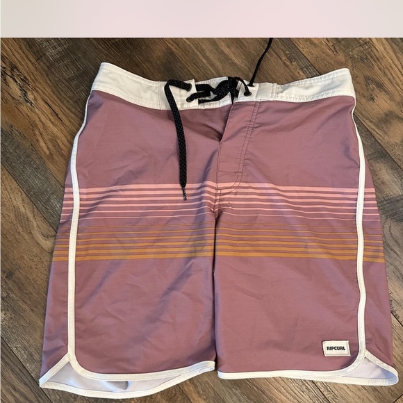 Rip Curl Men's Pink and Orange Board Shorts - Picture 1 of 3